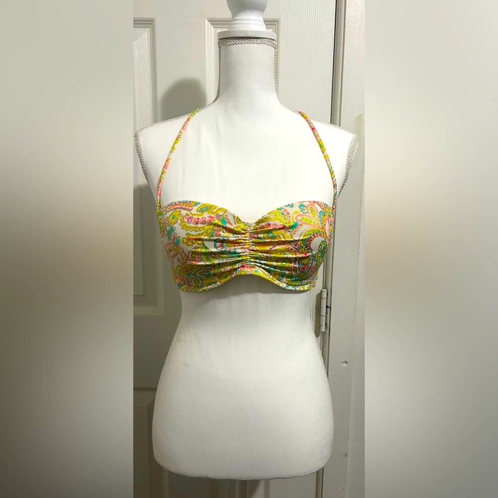 Victoria Secret Paisley Halter Bikini Top
